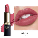 SACE LADY 18 Colors Silky Matte Lipstick