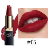 SACE LADY 18 Colors Silky Matte Lipstick
