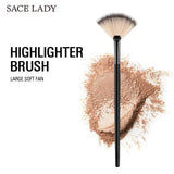 SACE LADY 1pcs Professional Women Marble Brushes